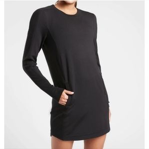 Athleta Black Long Sleeve Dress